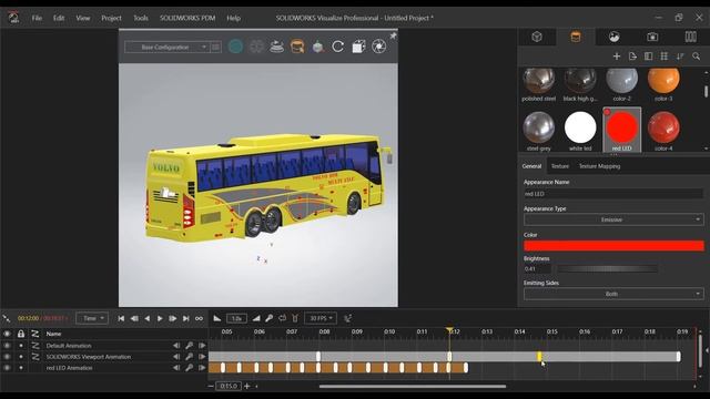 How to create Animations in SOLIDWORKS VISUALIZE смотреть онлайн