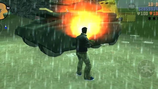 GTA 3 - Flamethrower vs Rhino Tank Who Will Win? смотреть онлайн
