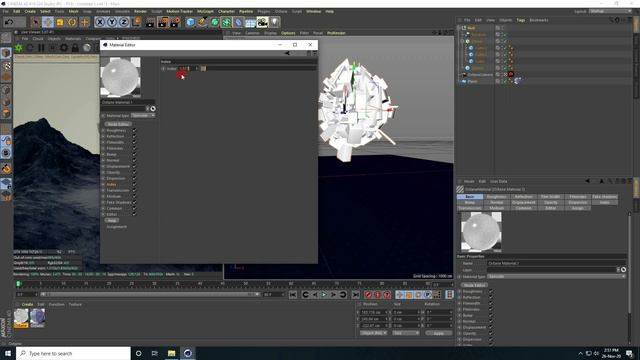 Cinema 4D Octane Tutorial - Astronaut on Mars Space Scene смотреть онлайн