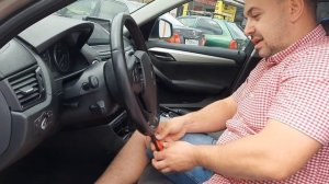 Как снять руль на BMW Х1 / БМВ X1 #бмв #bmwx1 #автосервис #automobile #перетяжкаруля #топ #бизнес