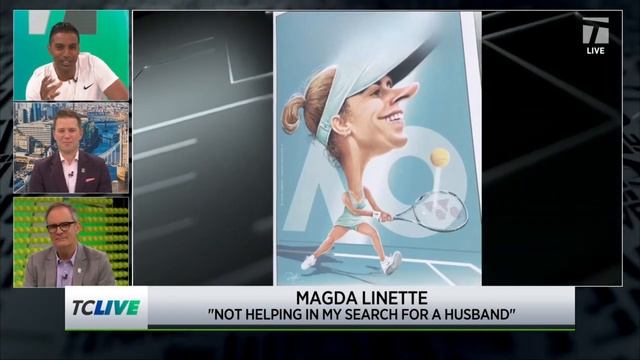Magda Linette Done Dirty By Caricature | Tennis Channel Live смотреть онлайн