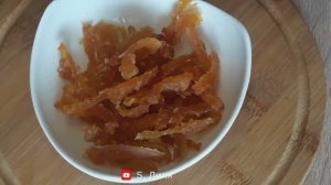 Апельсиновые цукаты из кабачка. Вкуснее тыквенных.
#цукаты#изкабачка