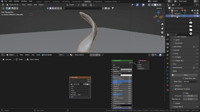 Quick fix in Blender Normal map: No active UV layer found and No active image found in material смотреть онлайн