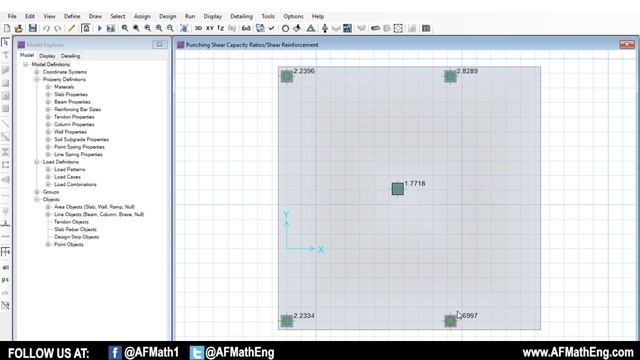 CSI SAFE 2016 Punching Shear Tutorial - Example and Practical Theory смотреть онлайн
