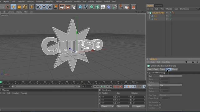 Tutorial Cinema 4D R12 em Português - Introdução - Extrude смотреть онлайн