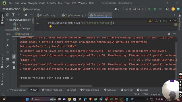 What is broadcast variable || pysaprk code for broadcast || Pysaprk || Lec-24 смотреть онлайн