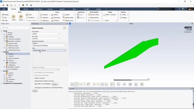 Supersonic Diffuser simulation in Ansys Fluent - part 2 смотреть онлайн
