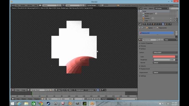 Basic Startup Blender Cycles Tutorial(Blender 2.74) смотреть онлайн