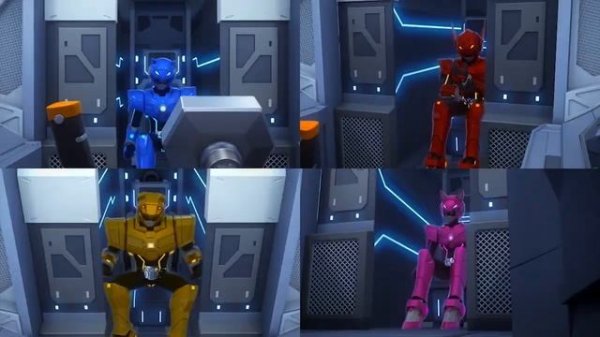 [MiniForce Battle Scene 2] Mini Force VS Pascal, Giant Tu