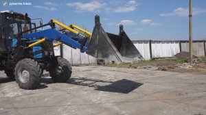 Фронтальный погрузчик КУН-4.2Б + челюстной ковш