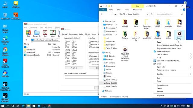 How to Remove WinRAR Options from the Context Menu | Technical Akashvani | By Akash Prajapati | смотреть онлайн