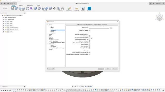 Multi Axis CNC Toolpath Lesson 1.1 - Importing a tool library to the cloud смотреть онлайн