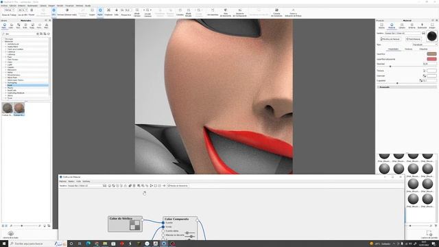 Zbrush a Keyshot: respetar materiales y polypaint смотреть онлайн