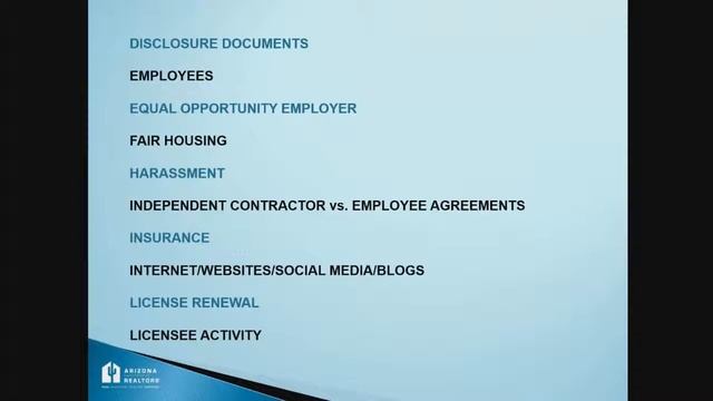 Creating & Updating Your Brokerage Policies and Procedures 7.16.2015 смотреть онлайн