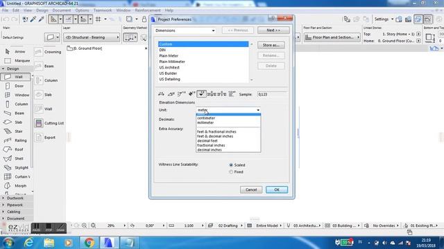 Tutorial Archicad 21 Cara Mengatur Dimensi смотреть онлайн