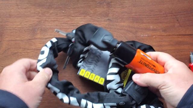 Kryptonite Evolution Series 4 1016 Integrated Chain Lock - Unboxing смотреть онлайн