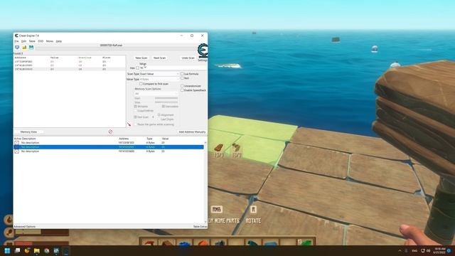 Raft How to get Resources with Cheat Engine смотреть онлайн