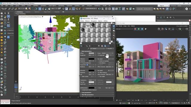 3Ds Max 2024 V-Ray 6 Complete Exterior Rendering Tutorial for Beginners смотреть онлайн