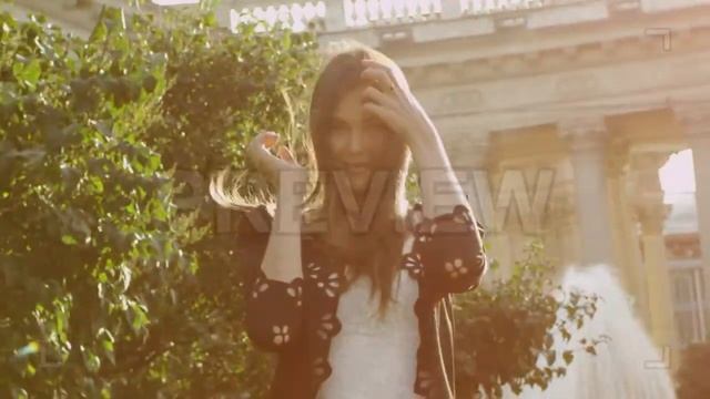 Girl Air Kissing Stock Video смотреть онлайн