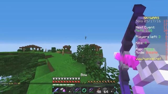 Ваше любимое время года?ГО МНОГО ЛАЙКОВ!?★Minecraft Sky Wars #10 смотреть онлайн