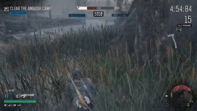 DAYS GONE - Ambush Camp Rush - Berserk get 13 kills with Residue bolt Gameplay Guide смотреть онлайн