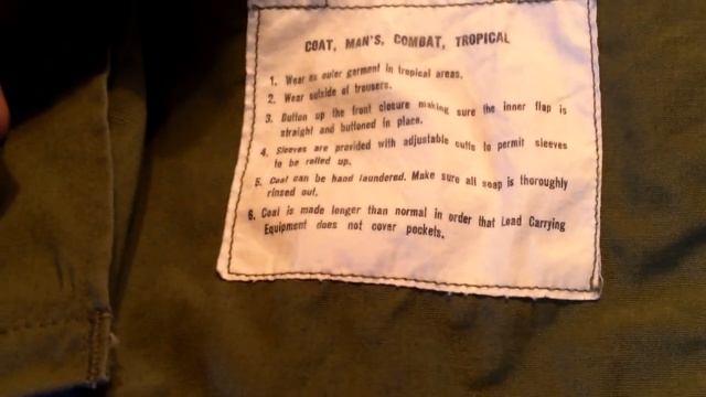 My review of the Vietnam early 3rd pattern jungle fatigue jacket смотреть онлайн