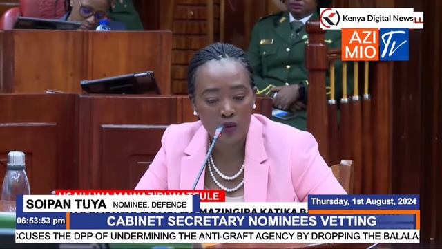 HOT!! Defence CS Nominee Soipan Tuya Faces Parliamentary Vetting Committee смотреть онлайн