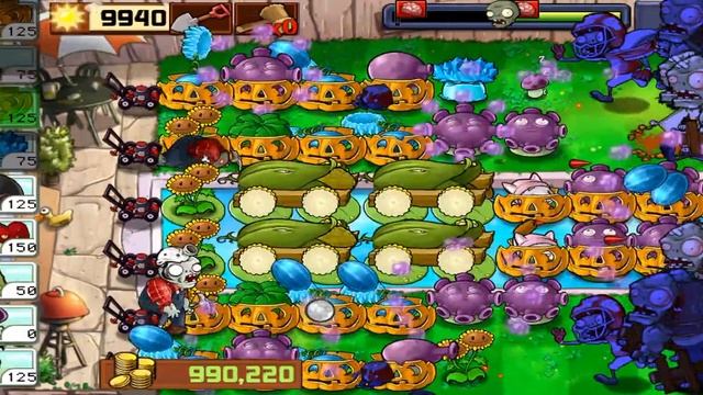 Plants vs Zombies/Растения против Зомби.Survival endless/Выживание бесконечно.505-506 waves/волны смотреть онлайн