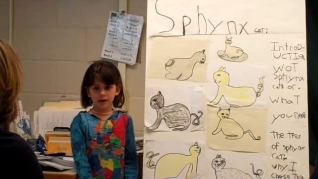 Cassia, Age 6, On Sphinx Cats, At 4-H
