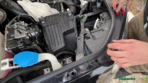 VW Touareg NF / FL - замена лампы ближнего света без снятия бампера XENON / воздушный фильтр