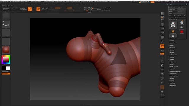 zbrush : zsphere смотреть онлайн
