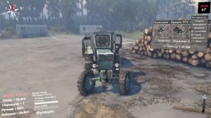 Трактор Т-40 АМ SpinTires Полноприводная версия