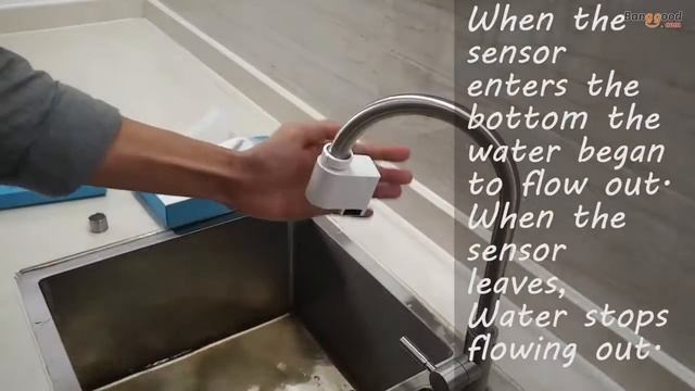 Xiaomi ZAJIA Automatic Sense Infrared Induction Water Saving Device For Kitchen Bathroom Sink Fauce смотреть онлайн