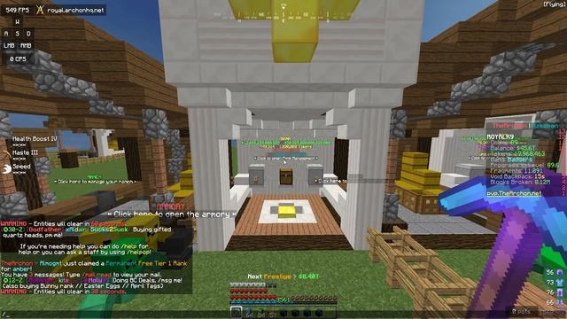 I FOUND AN OVERPOWERED *GLITCH* (MAXED PICKAXE) | Minecraft Prison  | Archon | Azkaban