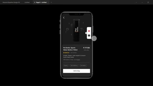 3D Rotate animatoin - UI Design смотреть онлайн