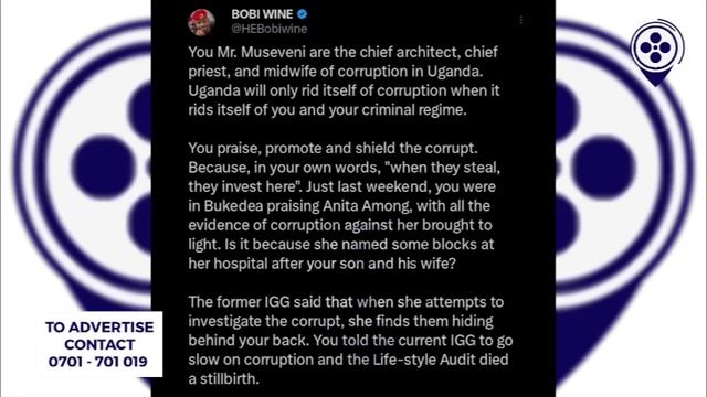 "GWE MUBBI NAMBA EMU!" EBUBAKA BWA KYAGULANYI OBUKAMBWE KU M7 NE BANNE ABABYE UGANDA OKUGIMALAWO. смотреть онлайн