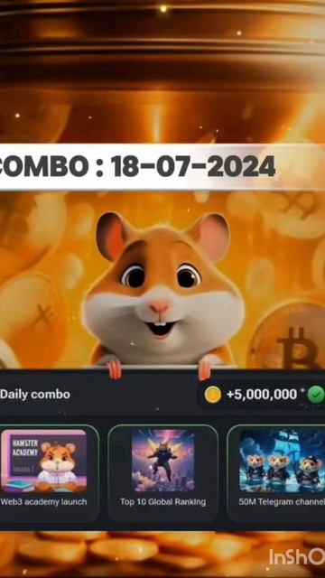 Hamster Kombat Daily Combo 18-07-2024