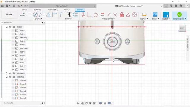 Graphics Tut 5 Toaster Feet combine cut offset fillet смотреть онлайн