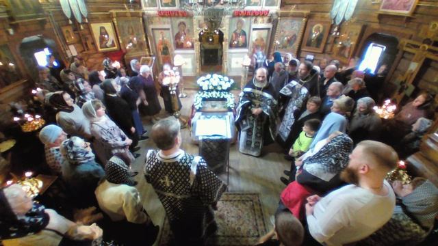 Проповедь в конце Вечерни с выносом Плащаницы в Великий Пято́к. 18.04.2025 г. смотреть онлайн