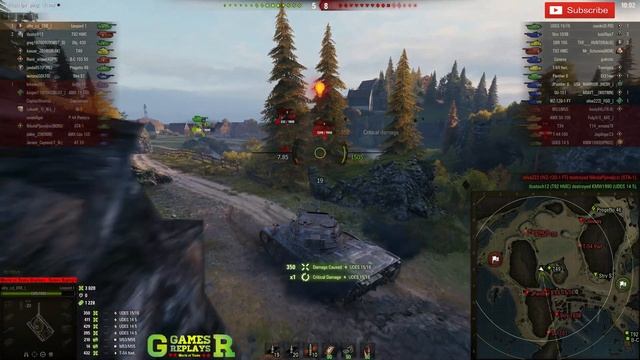 World Of Tanks Leopard 1 Replay - 7 Kills 6.1K DMG(Patch 1.6.1)