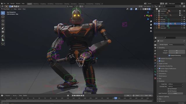The Iron Giant creation course overview with Blender and substance painter смотреть онлайн