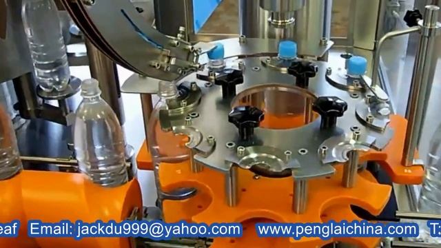 Spring water mineral drinking liquid filling capping machine bottling line línea de llenado de agua смотреть онлайн