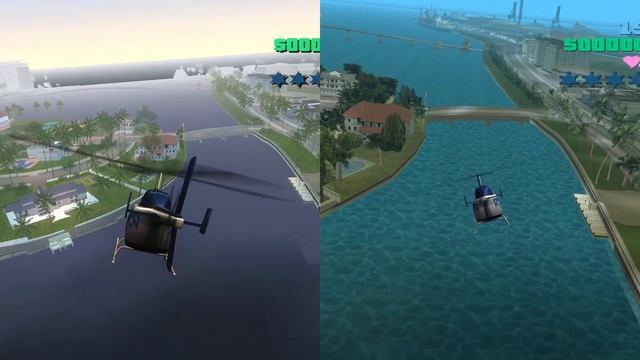 Gta Vice City graphics mod 2016 edition COMPARISON смотреть онлайн