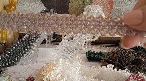 Украшения из бисера, натуральных камней, янтаря, свадебные колье и чокеры