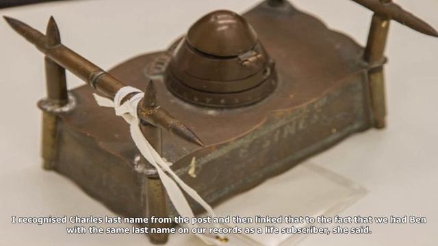 95yo veteran reunited with father's wwi trench art смотреть онлайн