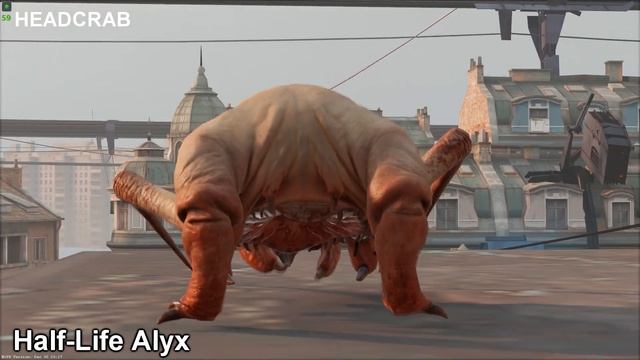 HALF-LIFE ALL HEADCRABS SHOWCASE