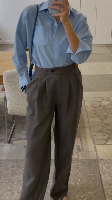 Рубашка + брюки - идеальный тандем)