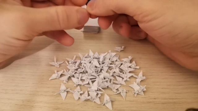 Part 71 Складываю 10.876/1.000.000 журавлей #diy #origami #cute #art смотреть онлайн