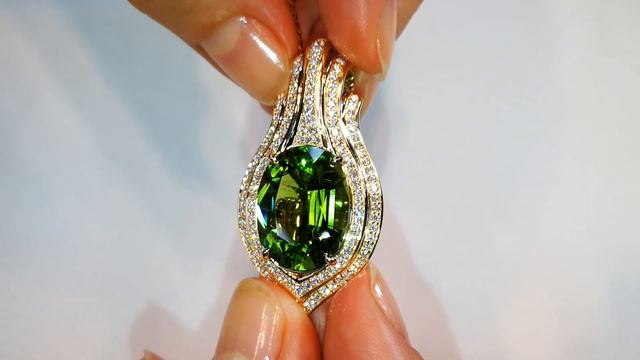 Paraiba Tourmaline Necklace 13.37 carats by Kat Florence смотреть онлайн