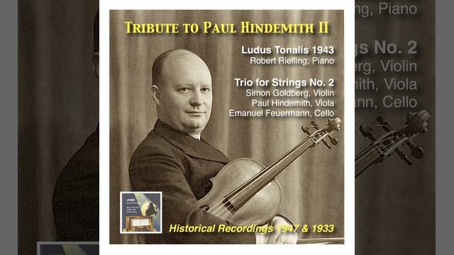 String Trio No. 2: I. Moderately fast